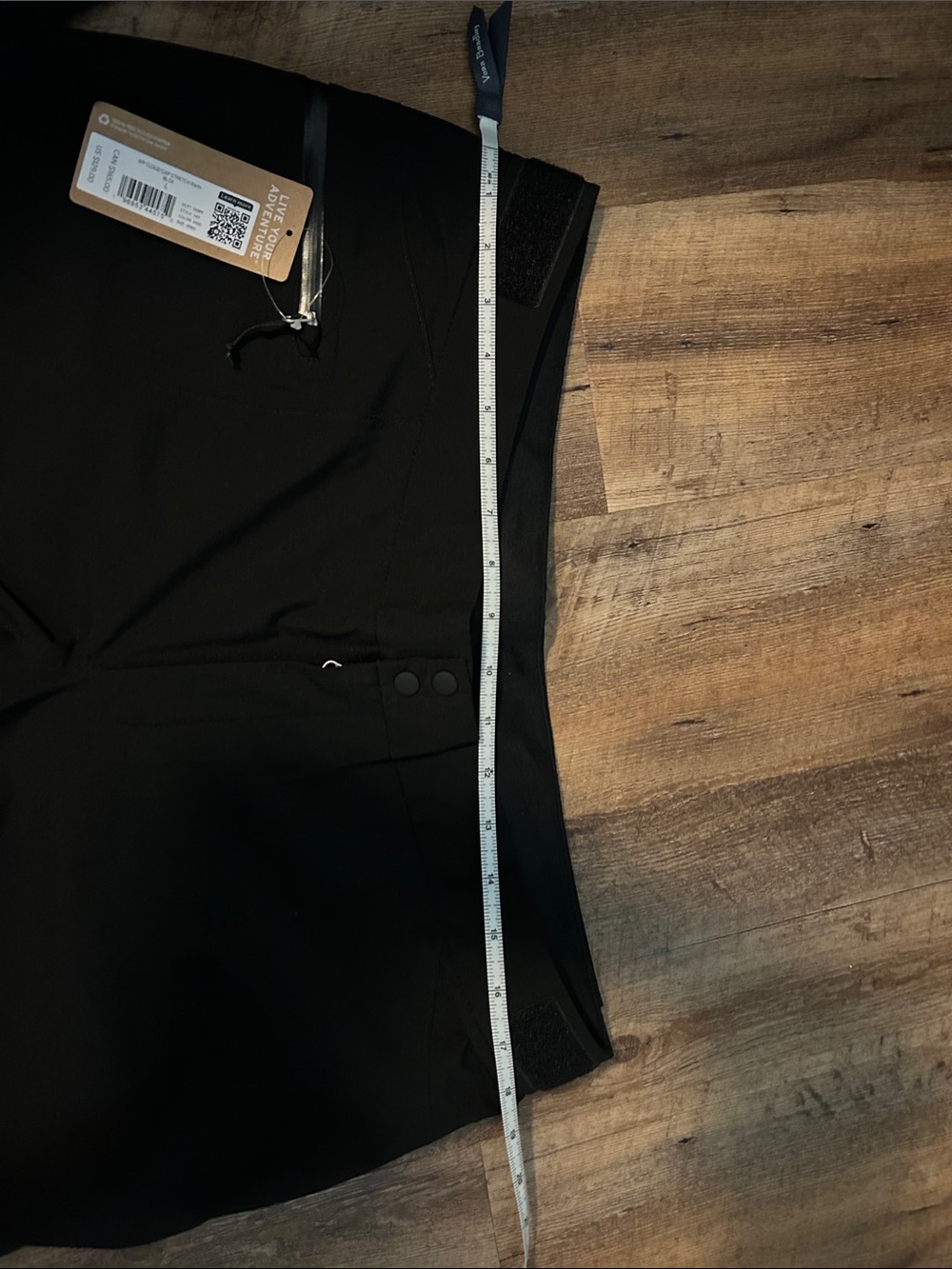 Eddie Bauer rain pants cloud cap stretch L black petite large - Picture 7 of 7